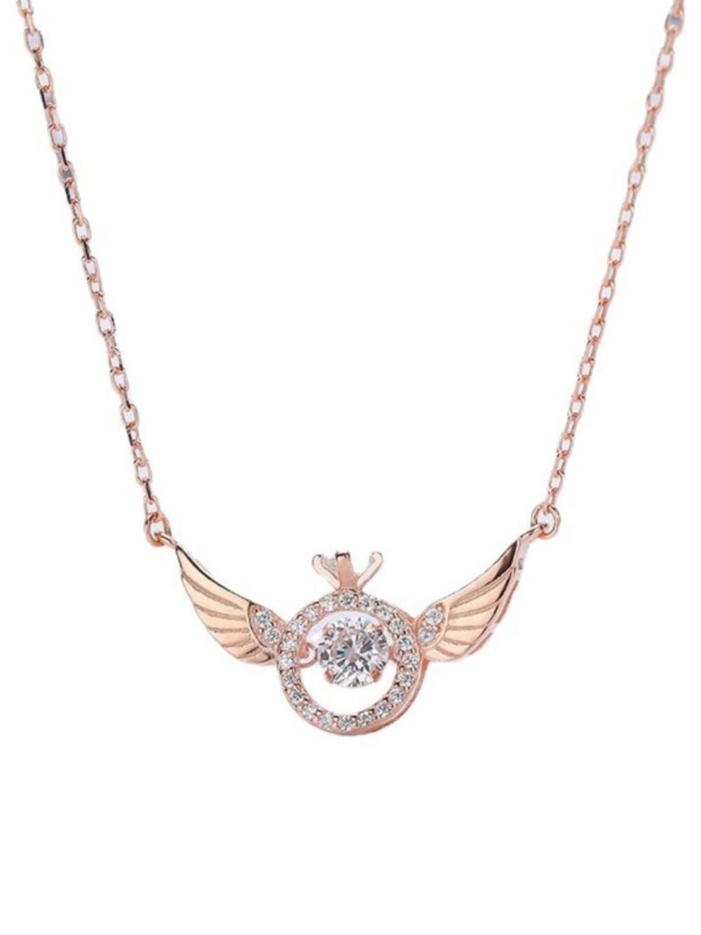 Pink floral necklace wedding cute